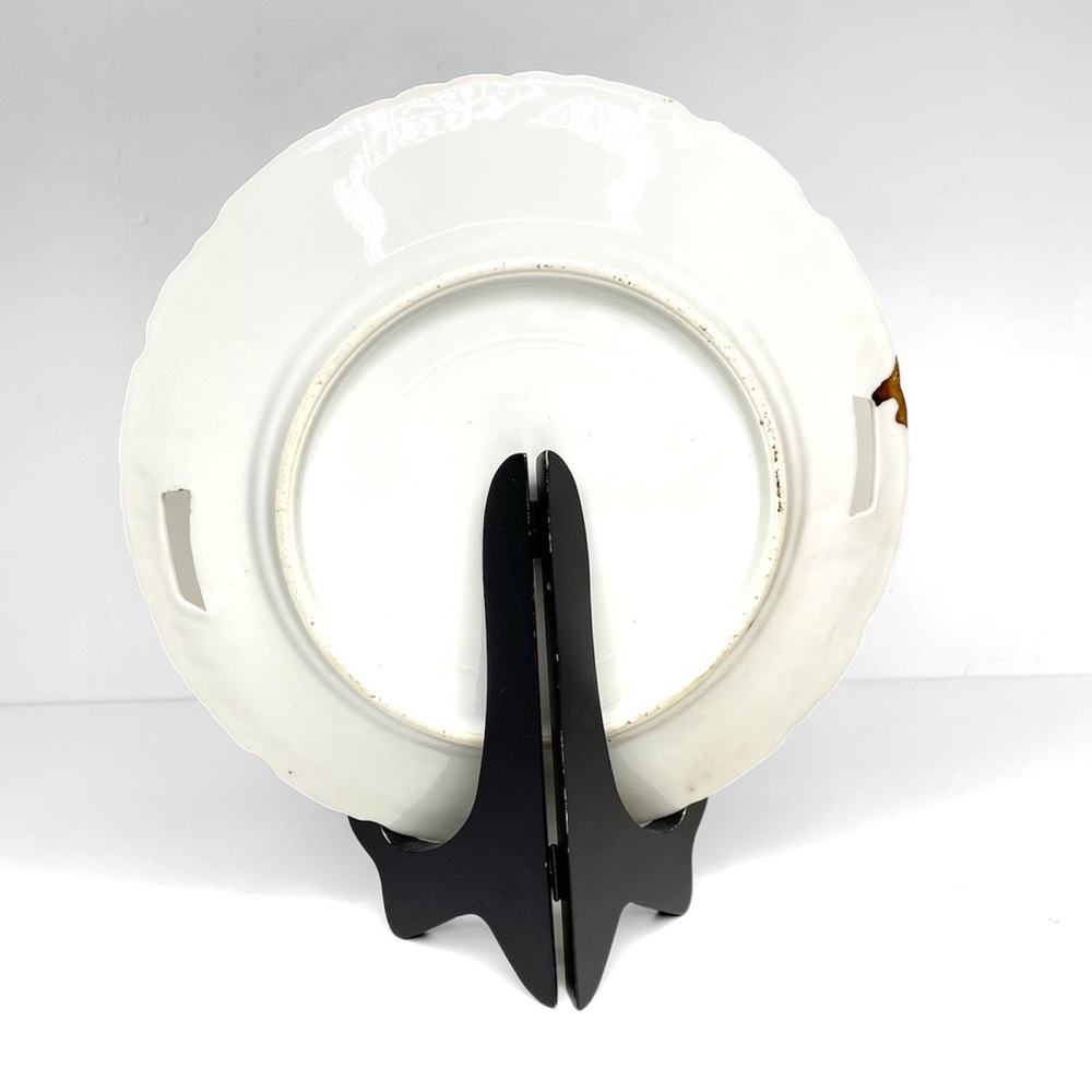 Vintage Pair of Gold Accent Bavarian China Plates - Picture 9 of 13